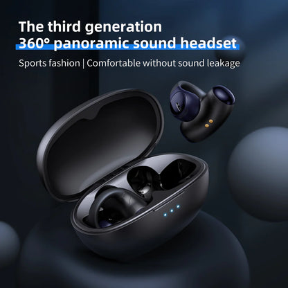 Ear Clip Design Bluetooth Headset,  Stereo HIFI Earphones