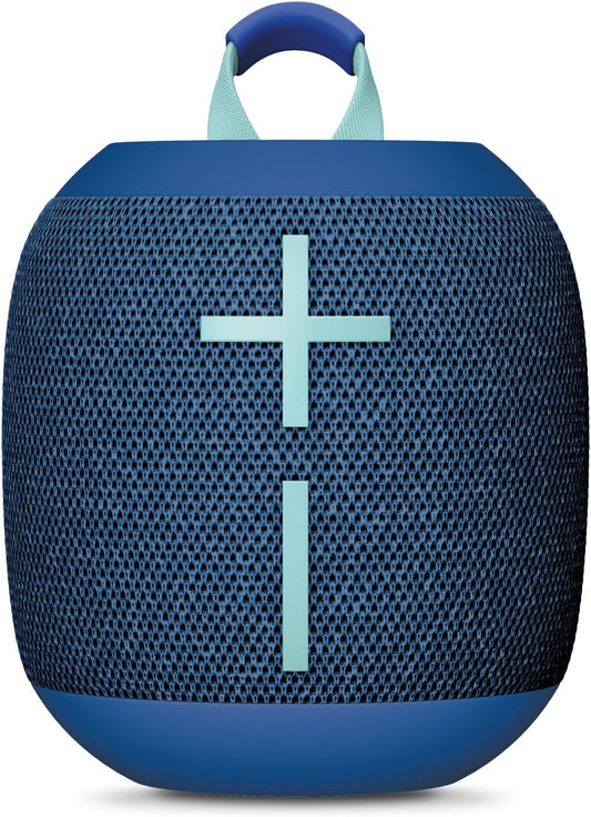 Outdoor Speakers Bluetooth Waterproof with Big Bass & 360-Degree Sound, Dustproof Floating Wireless Speaker, 131ft Range - Blue