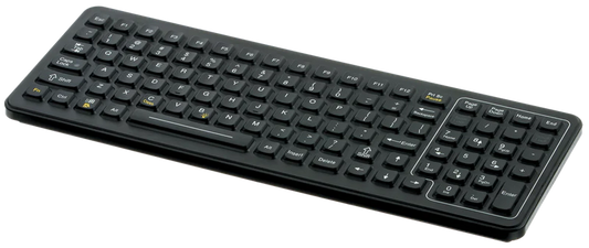Backlit Industrial Keyboard with QuickLock™